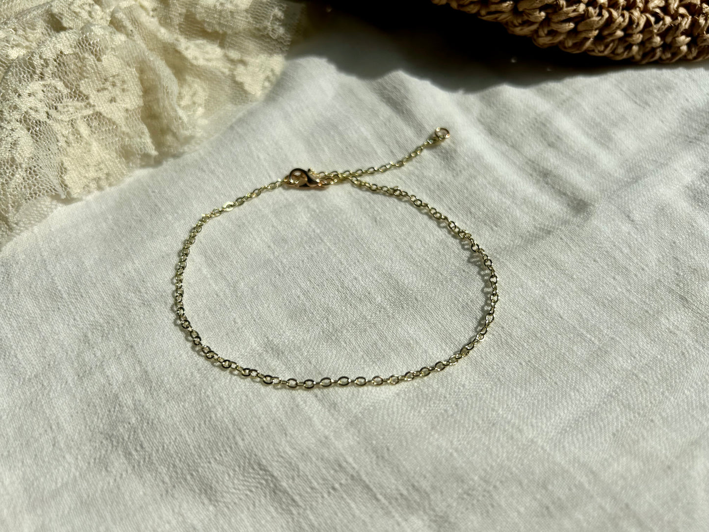 Classic Gold Chain Anklet